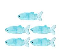 NESTINGHO Lot de 5 Figurines Miniatures de Petits Poissons et Requins en Résine Transparente, Décor Micro-Paysage pour Aquarium et Espace de Travail, Mini Ornement Marin pour Hobbyistes