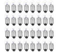 NESTINGHO Lot de 50 Ampoules Miniatures 2,5v à Culot pour Expériences Électriques Étudiantes, Résistantes aux Chocs et Verre, Lumière Basse Tension pour Lampes de Poche