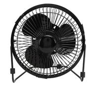 NESTINGHO Mini Ventilateur USB Métal Horloge Led, Ventilateur Portable 360 Degrés pour Bureau et Maison, Fonction On/off, Design Compact et Silencieux pour Sandales Femme