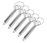 NESTINGHO Pâte en Acier Inoxydable 5 Pièces, Design Ergonomique Léger, Ustensiles Cuisine pour Pâtisserie et Cuisson Cuisine