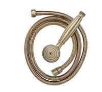 NESTINGHO Pommeau bronze haute pression flexible 1,5 m pour bain usage quotidien fonction pluie rétro