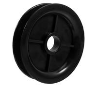 NESTINGHO Poulie de Remplacement Tonnes pour Chariot Élévateur Galet Nylon Résistant à Usure Roue Guide Simple Rainure avec Trou Intérieur Adaptée aux Équipements de Gym et Portes de Garage