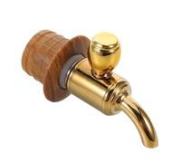 NESTINGHO Robinet Distributeur en Bois pour Tonneau à Vin Bouchon en Bois, Contrôle Précis Débit et Joint Étanche, pour Fêtes en Extérieur et Restaurants