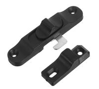 NESTINGHO Serrure pour Baie Vitrée Coulissante en Abs avec Verrou en Maille Acier, Robuste et Fiable pour Sécurité Maison et Porte Moustiquaire Patio