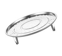 NESTINGHO Support Rond 18cm en Acier Inoxydable pour Cuiseur Vapeur avec Pieds Amovibles, Panier Vapeur Robuste et Polyvalent pour Cuisson Rapide la Maison
