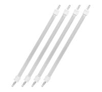 NESTINGHO Tube Chauffant en Quartz Blanc 4pcs, Élément Chauffant Céramique, Répartition de Chaleur Stable, Adapté aux Chauffages Infrarouges pour Espaces Petits et Bureaux
