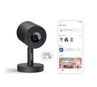 Netatmo Intelligente Caméra Intérieure Advance - Reconnaissance Faciale, Audio-Bidirectionnel, Angle de Vue de 130°, 2K HDR, 30 fps, Zoom X16, 2X Carte SD - Noire