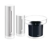 Netatmo NBU-NWS-NRG-EU Station Météo Argent, Mesures Int/Ext: Baromètre, Thermomètre, Hygromètre, WiFi, Compatible Apple HomeKit & Amazon Alexa