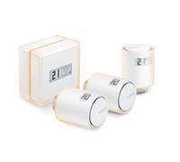 Netatmo - Set de thermostat et 3 vannes Smart Thermostat, Vannes de radiateur 3 pcs, blanc NBU-NTH-NAV