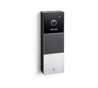 Netatmo Sonnette Vidéo Intelligente, Installation avec Un Carillon Filaire Existant, Audio, Caméra HD, Visiophone, Détection de mouvements, Vision Nocturne, Etanche, Carte microSD, NDB-FR