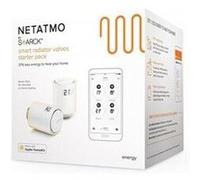 Netatmo - Tête thermostatique Vannes de radiateur intelligentes, blanc, 2 pièces NVP-EN