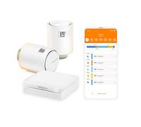 Netatmo Kit de démarrage pour vannes de radiateur NVP-IT – têtes thermostatiques Wi‑Fi 5–30 °C