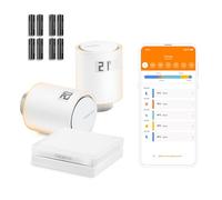 Netatmo Starter Pack - Tête Thermostatique Connectée et Intelligente, Contrôle à Distance, Économie d'énergie, Pack pour Chauffage collectif, Compatible Alexa, Apple et Google Home, NVP-AMZ