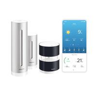 Netatmo Station Météo Intérieur Extérieur Connectée sans Fil avec Support Mural & Anémomètre connecté sans-fil pour la Station Météo Netatmo, NWA01-WW