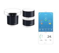 Netatmo Station Météo Originale 2e Génération + Module Intérieur Additionnel - Température, Humidité, Qualité de l'Air, Pression, Surveillance Multi-Pièces | Compatible avec Apple, Alexa