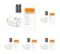 Netatmo Tête Thermostatique Connectée et Intelligente - Contrôle à Distance - Économie d'énergie - Accessoire pour Le Thermostat Intelligent et pour Le Pack pour Chauffage collectif, NAV -AMZ