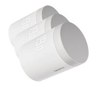Netatmo Tête Thermostatique Connectée Original - Radiateurs à Eau Chaude, Adaptateurs Inclus, Chauffage Pièce par Pièce, Économies d’Énergie, Matter - Thermo Hub (passerelle) requis - NVO (Lot de 3)