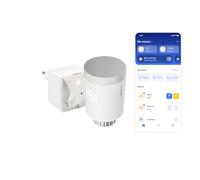 Netatmo Tête Thermostatique Connectée Original x1 + Thermo Hub (passerelle) Inclus - Radiateurs à Eau Chaude, Adaptateurs Inclus, Chauffage Pièce par Pièce, Économies d’Énergie, Matter - NVO-P-EC