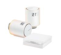 Netatmo - Tête thermostatique Vannes de radiateur intelligentes, blanc, 2 pièces NVP-EN
