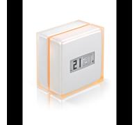 Netatmo Thermostat RF Blanc Translucide NTH01-EN-EU : Wi-Fi 2.4GHz 802.11 b/g/n, portée 100m, 5-30°C, AAA, Android/iOS, Apple HomeKit, Amazon Alexa, Google Assistant