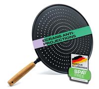 Netrox Pare-éclaboussures en silicone 30 cm pour poêles, anti-projection - | Couvercle compatible avec les poêles jusqu'à 30 cm, pour limiter les éclaboussures et aider à garder la cuisine plus propre
