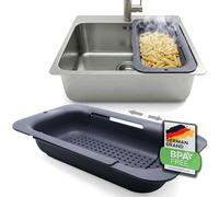 Netrox Passoire Cuisine Extensible Évier Inox Fruits Légumes