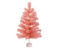 Nettlife Mini Sapin de Noël Rose 60 cm, Petit Arbre Artificiel en PVC pour Décoration de Table, Bureau et Fête.