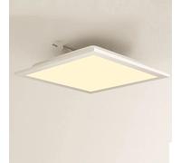 NETTLIFE Plafonnier LED Salon Panneau Blanc Plat 60*60cm 40w Lampe De Plafond Rectangulaire 3000k