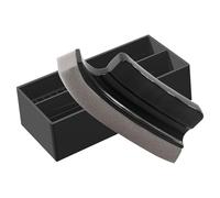 Nettoyant Barbe Cheveux - Éponge ABS Poignée Ergonomique Brosse à Cheveux Brosse à Cheveux Outil Entretien Accessoires de Toilettage Hygiène Enlever les Débris Piégés Brins Emprisonnés Usage Personnel