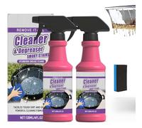 Nettoyant Barbecue et Four,BBQ Grill Degreaser Cleaner Heavy Duty, Nettoyant Grille Barbecue,Fast-Acting Heavy-Duty Grill Degreaser Spray,Nettoyant à Action pour Four, Barbecue, Grills(2Set)