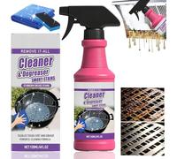Nettoyant Barbecue, Nettoyant Grille Barbecue, 120 ml Degreaser Barbecue Cooking Grills, Nettoyant Barbecue Gaz, Dégraissant Barbecue, Cleaning Spray Oven Cooking Pan Dish Grease Stain (1Pcs)
