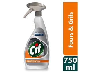 Nettoyant dégraissant Cif Professional fours & grills - Spray 750 ml