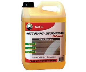 Nettoyant dégraissant universel NET 3 sans rinçage DALEP - Bidon 5L - 405005