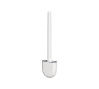 Nettoyant for Toilettes, Support de séchage, Brosse de Toilette Flexible en Silicone, Kit de Montage Mural, Respirant, Anti-Fuite, Salle de Bain (Color : White)