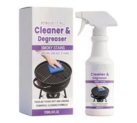 Nettoyant Four | Dégraissant Puissant et Sans Danger - Nettoyant Pour Grilles De Barbecue Extérieur | Élimine Résidus Brûlés Graisse Incrustée sur Grilles Brûleurs à Granulés Lèchefrites