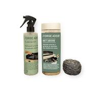 FORGE ADOUR Accessoire plancha Kit : Boule Inox, Plancha net et Net absorb