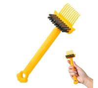 Nettoyant pour brosse à cheveux - Nettoyant pour peigne en plastique 2 en 1 pour enlever les cheveux et la poussière, outil de nettoyage de brosse à portable 7, 3 x 2, 4 pouces pour les voyages