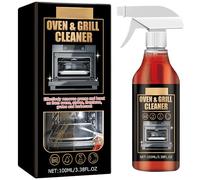 Nettoyant pour four, dégraissant et décapant à action rapide, spray nettoyant pour four et gril, mousse nettoyante sans frottement pour plateaux de barbecue, plaques de cuisson, micro-ondes (1 Pièce)