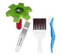 Nettoyant professionnel pour peigne Hvac avec brosses en acier inoxydable pour climatiseur, condensateur, radiateur, évaporateur, bobine d'entretien