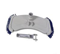 Nettoyant rotatif manuel pour piscine 840 g lesté pour coins | La forme triangulaire maximise la couverture, plastique PP léger, poids équilibré de 840 g, maniabilité facile