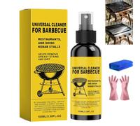 Nettoyant universel pour barbecues encrassés - Spray dégraissant puissant - Élimine efficacement la graisse - Pour barbecues d'extérieur, fours, micro-ondes et accessoires de cuisine (1pcs)