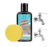 Nettoyant Vitres Salle De Bain 120ml avec Pâte à Polir et Éponge