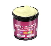 Nettoyeur à métaux, pâte nettoyante de 150 g, avec brosse et nettoyeur pour laiton - pour casseroles et poêles en aluminium, cuisine, restauration