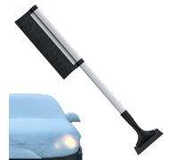Nettoyeur à neige pour voiture - 41 à 61 cm - Rétractable - Grattoir à glace pour pare-brise - Outil en d'aluminium ABS - Pelle flexible pour enlever le gel sur les fenêtres du véhicule
