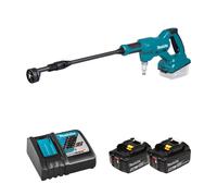 Nettoyeur à pression 18V 24 bar DHW180Z + 2 batteries BL1850B 18V 5 Ah + chargeur rapide DC18RC MAKITA