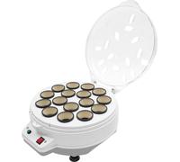 Nettoyeur de boules de billard - Machine à polir automatique pour boules de billard - 180 W - Pour 16 boules - Appareil de table - 1 000 tr/min - 220 V - Blanc