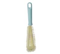 Nettoyeur de bouteilles - Brosse de nettoyage pour verres avec manche court, accessoire de nettoyage portable pour tasses, verres et thermos