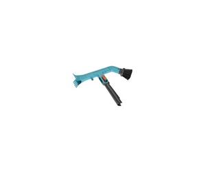 Nettoyeur de gouttiere combisystem - 2 racloirs en plastique et brosse a poils durs