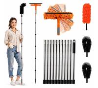 Nettoyeur de gouttières avec tige télescopique pour un entretien facile