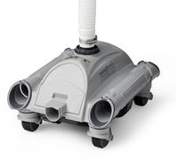 Nettoyeur de piscine automatique Intex 28001E, conçu pour les piscines hors sol. Aspirateur à aspiration latérale avec un tuyau de 6,8 mètres, compatible uniquement avec un raccord de 3,8 cm de long